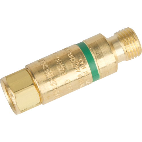 Flashback Arrestors - Oxy/Fuel Gas, Fuel Gas (red)/Oxygen (green), Torch Style Haskins Industrial Inc.