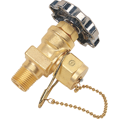 Station Valve with Dust Cap & Chain, Brass Haskins Industrial Inc.
