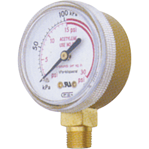 Pressure Gauges, 1-1/2" , 0 - 4000 psi, Bottom Mount, Analogue Haskins Industrial Inc.