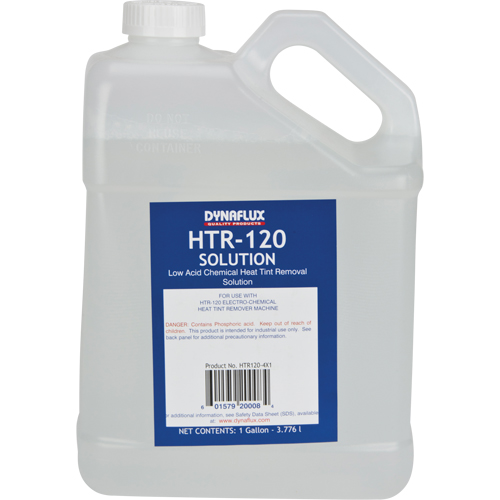 HTR-121 Mild Solution for Heat Tint Removal System Machine, Jug Haskins Industrial Inc.