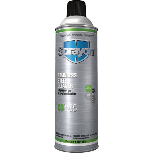 CD885 Stainless Steel Cleaner, 20 oz., Aerosol Can Haskins Industrial Inc.