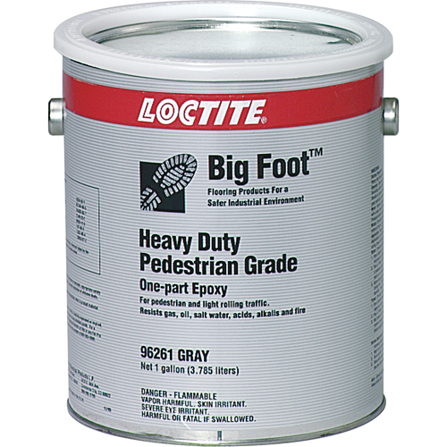 Big Foot Heavy Duty Pedestrian Grade Anti-Slip Coating, 1 gal., Epoxy-Based, Grey Haskins Industrial Inc.