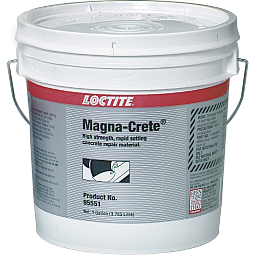 Produit de r&eacute;paration du b&eacute;ton Magna-Crete Fixmaster, Trousse, Gris Haskins Industrial Inc.