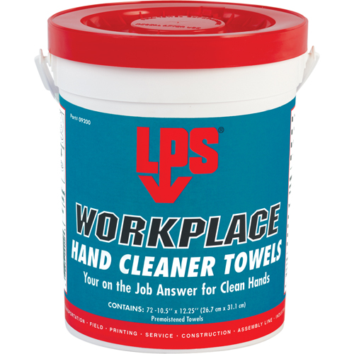 Workplace Hand Cleaner Towels, 72 Wipes, 10-1/2" x 12-1/4" Haskins Industrial Inc.