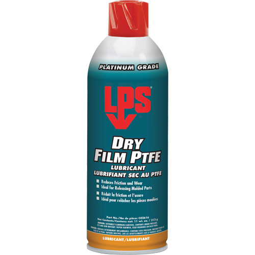 Lubrifiant sec au PTFE, Canette a&eacute;rosol, 16 oz Haskins Industrial Inc.