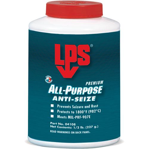 All-Purpose Anti-Seize, 1/2 lbs., Bottle, 1800°F (982°C) Max. Temp Haskins Industrial Inc.