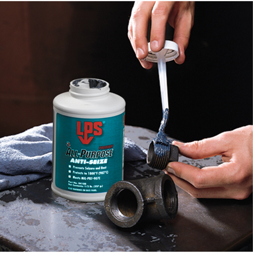 All-Purpose Anti-Seize, 1/2 lbs., Bottle, 1800°F (982°C) Max. Temp Haskins Industrial Inc.