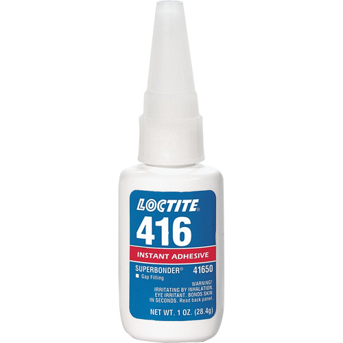 416 Super Bonder&reg; Instant Adhesive, Clear, Bottle, 1 oz. Haskins Industrial Inc.