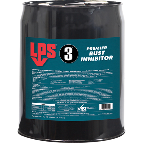 3&reg; Premier Rust Inhibitor, Pail Haskins Industrial Inc.