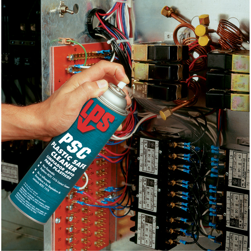 Nettoyant s&eacute;curitaire pour les plastiques PSC, 18 oz, Canette a&eacute;rosol Haskins Industrial Inc.