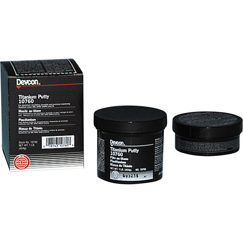 Mastic de titane, 1 lb, R&eacute;cipient Haskins Industrial Inc.