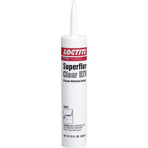 Superflex RTV Silicone Adhesive Sealant, Cartridge, Black Haskins Industrial Inc.