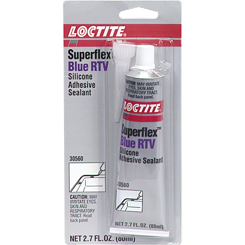 Scellant adh&eacute;sif &agrave; la silicone Superflex RTV, Tube, Bleu Haskins Industrial Inc.