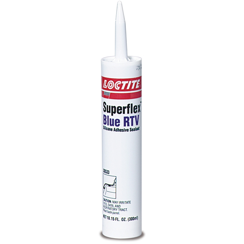 Superflex RTV Silicone Adhesive Sealant, Cartridge, Blue Haskins Industrial Inc.