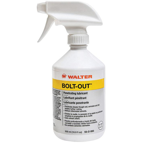 Huile p&eacute;n&eacute;trante Bolt-Out, Bouteille &agrave; g&acirc;chette, 500 ml Haskins Industrial Inc.