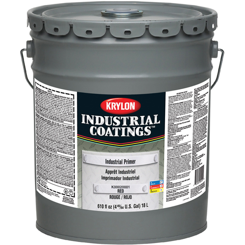 Industrial Primer, 18.9 L, Pail, Red Oxide Haskins Industrial Inc.