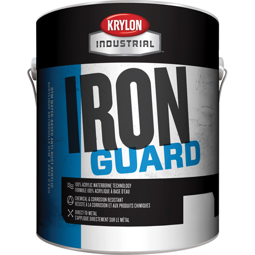 &eacute;mail industriel &agrave; base d'eau Iron Guard, 3,78 L, Gallon, Rouge Haskins Industrial Inc.