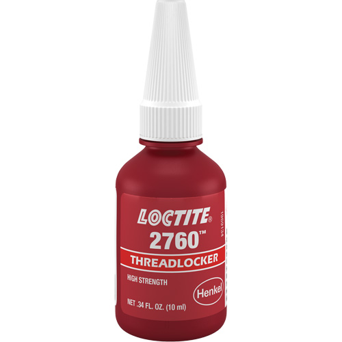 Compos&eacute; de blocage 2760 adh&eacute;sif instantan&eacute;, Rouge, &eacute;lev&eacute;, 10 ml, Bouteille Haskins Industrial Inc.