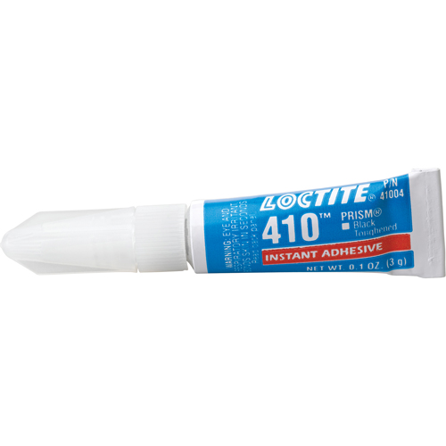 410 Instant Adhesive, Black, Tube, 3 g Haskins Industrial Inc.