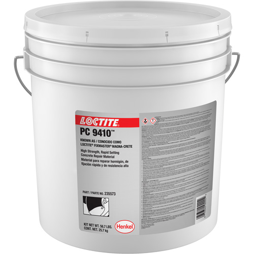 Produit de r&eacute;paration du b&eacute;ton Magna-Crete Fixmaster, Trousse, Gris Haskins Industrial Inc.