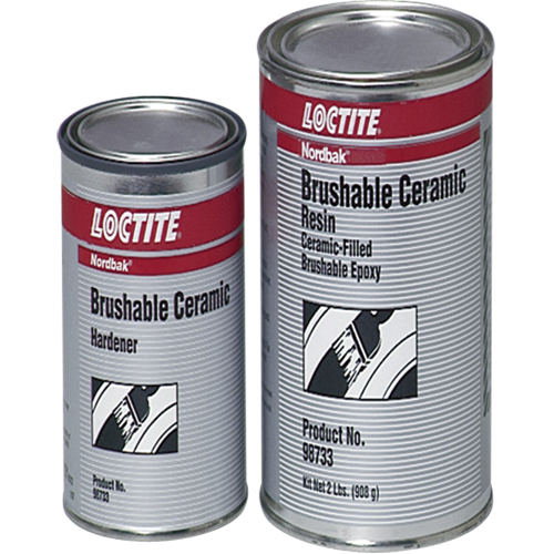 Nordbak Brushable Ceramic, 2 lbs., Kit, Grey Haskins Industrial Inc.