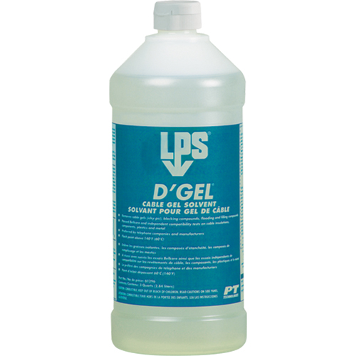 D'Gel&reg; Cable Gel Solvent, 32 oz., Bottle Haskins Industrial Inc.