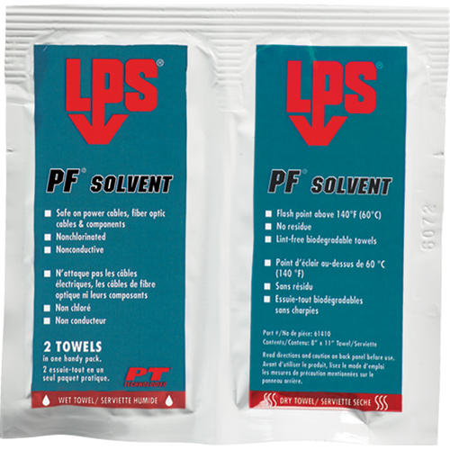 Solvant PF, Sachets Haskins Industrial Inc.