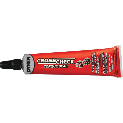 Cross Check Torque Seal&reg; Tamper-Proof Indicator Paste, 1 oz., Tube, Red Haskins Industrial Inc.