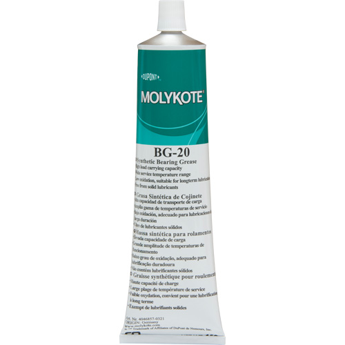 Molykote BG 20 High-Performance Synthetic Grease, 150 g, Bottle Haskins Industrial Inc.