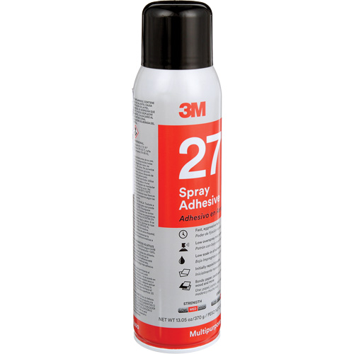 27 Multi-Purpose Spray Adhesive, Clear, Aerosol Can Haskins Industrial Inc.