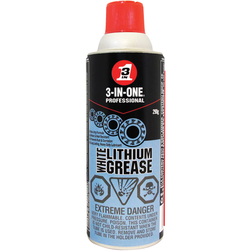 Graisse de lithium blanc 3-IN-1 , Canette a&eacute;rosol Haskins Industrial Inc.