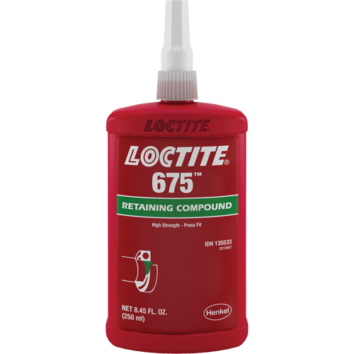 Compos&eacute; de blocage Loctite 675, 250 ml, Bouteille, Vert Haskins Industrial Inc.
