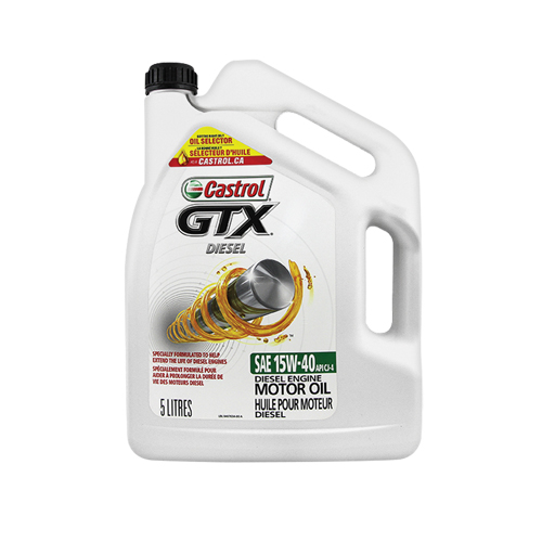 Huile pour moteur diesel 15W40 GTX, 5 L, Cruche Haskins Industrial Inc.