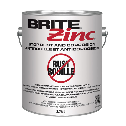 BRITE Zinc&reg; Corrosion Inhibitor, Gallon Haskins Industrial Inc.