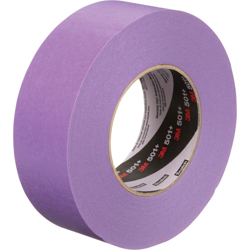 501+ Specialty High-Temperature Masking Tape, 36 mm (1-1/2") x 55 m (180'), Purple Haskins Industrial Inc.