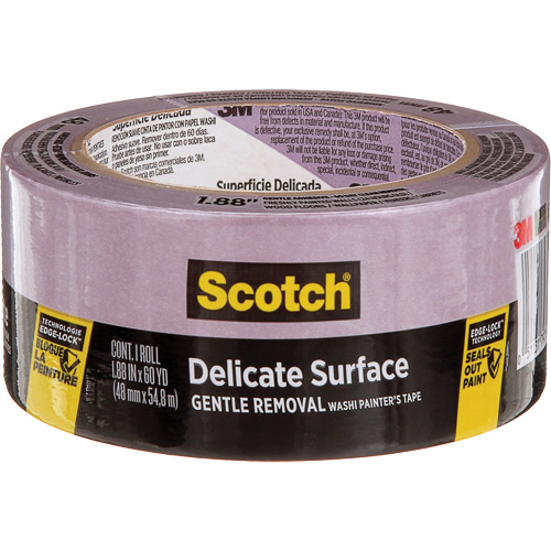 Scotch&reg; Delicate Surface Painter's Tape 2080, 48 mm (1-7/8") x 55 m (180'), Purple Haskins Industrial Inc.