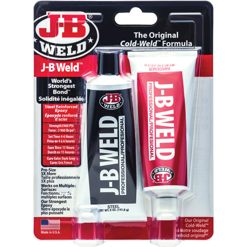Colle &eacute;poxyde J-B Weld, Deux composants, Tube, 10 oz, Gris Haskins Industrial Inc.