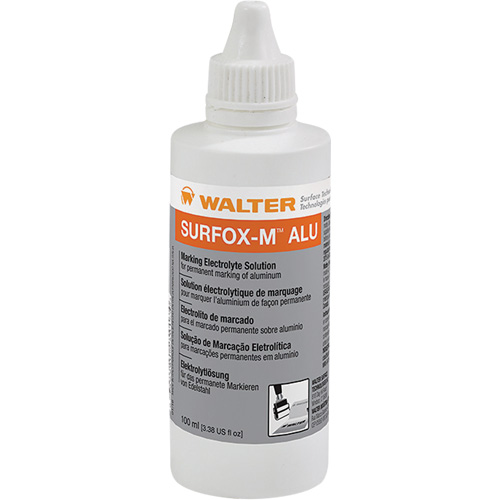 Solution &eacute;lectrolytique de marquage sur l'aluminium Surfox-M Haskins Industrial Inc.