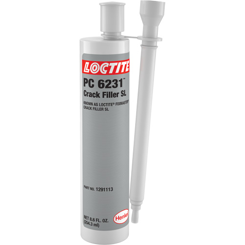 Bouche-fentes SL Loctite Fixmaster, 8,6 oz liq., Cartouche double, Gris Haskins Industrial Inc.
