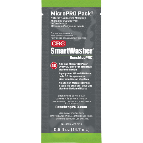 Agent nettoyant antimicrobien MicroPro Pack, 0,5 oz, Pochette Haskins Industrial Inc.