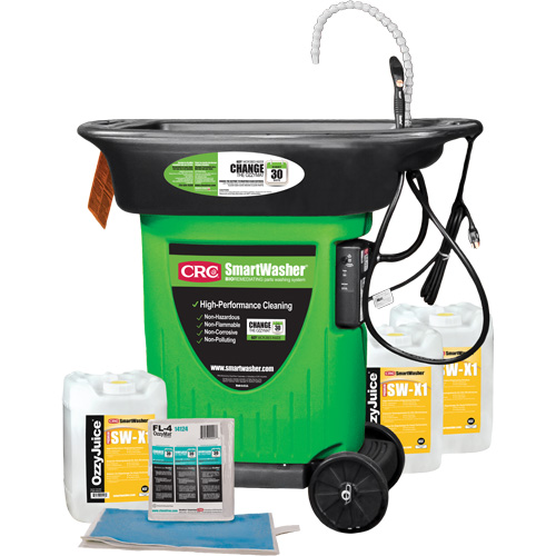 Trousse pour bassin de nettoyage de pi&egrave;ces mobiles SmartWasher SW-X123 Haskins Industrial Inc.