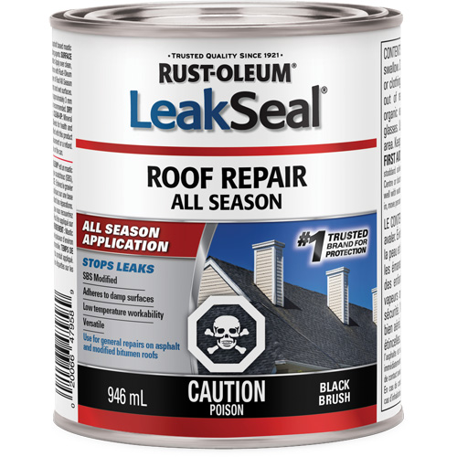 Produit de r&eacute;paration de toiture toutes saisons LeakSeal Haskins Industrial Inc.