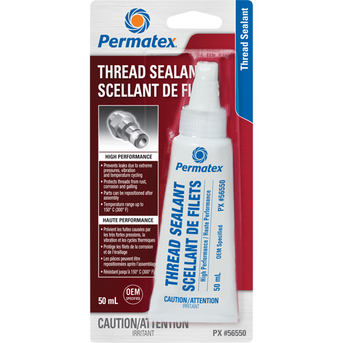 High Performance Thread Sealant, Tube, 50 ml, -54° C - 149° C/-65° F - 300° F Haskins Industrial Inc.