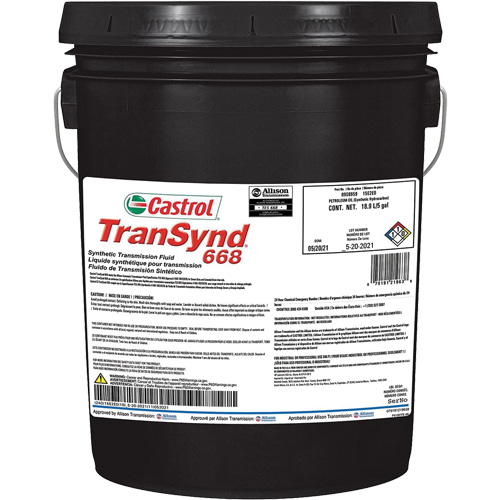 Liquide de transmission automatique enti&egrave;rement synth&eacute;tique TranSynd 668 Haskins Industrial Inc.
