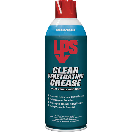 Clear Penetrating Grease, 11 oz., Aerosol Can Haskins Industrial Inc.