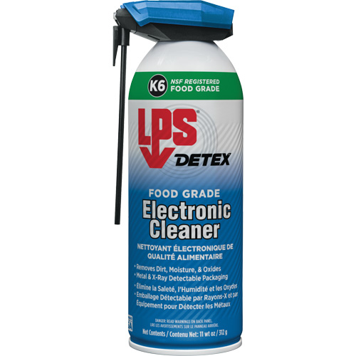 Nettoyant de dispositif &eacute;lectronique de qualit&eacute; alimentaire Detex, Canette a&eacute;rosol Haskins Industrial Inc.