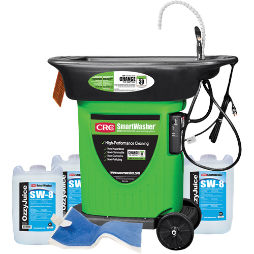 Trousse de bassin de nettoyage de pi&egrave;ces mobile SmartWasher SW-823 Haskins Industrial Inc.