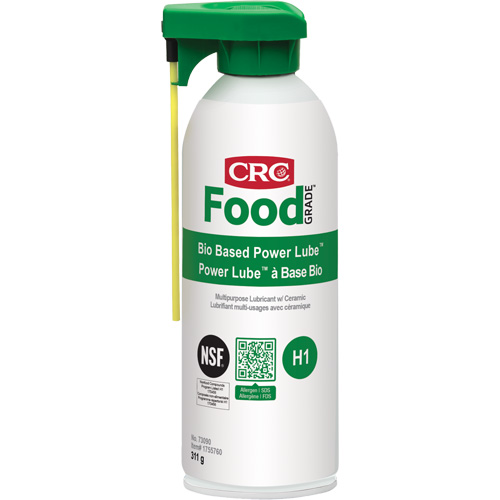 Lubrifiant polyvalent Power Lube biosourc&eacute; FoodGrade avec c&eacute;ramique, Canette a&eacute;rosol Haskins Industrial Inc.