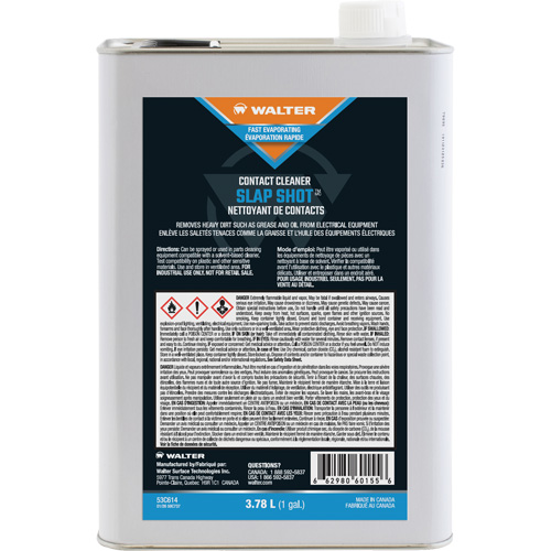 Nettoyant pour contacts SLAP SHOT, Cruche Haskins Industrial Inc.
