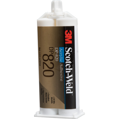 Adh&eacute;sif acrylique Scotch-Weld, Deux composants, Cartouche double, 1,6 oz liq., Blanc cass&eacute; Haskins Industrial Inc.